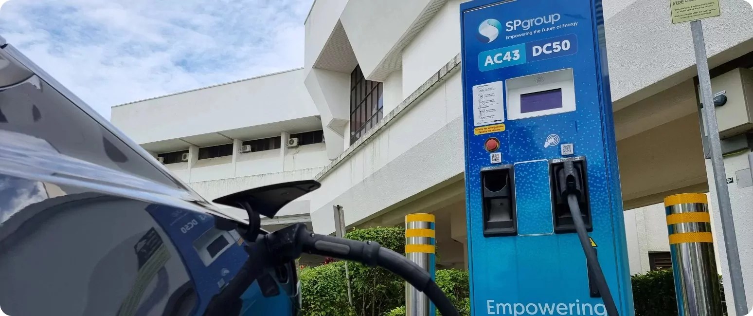 EV Charging Hub at Surbana Jurong SP Mobility