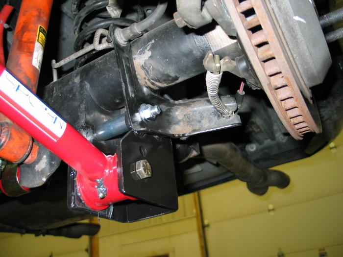 Camaro FBody Rear Lower Control Arm Relocation Brackets Moser Rear