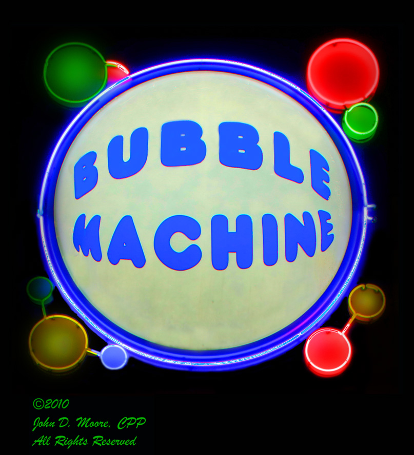 Bubble Machine Car Wash, Hillyard, Spokane, Washington. Spokane Night