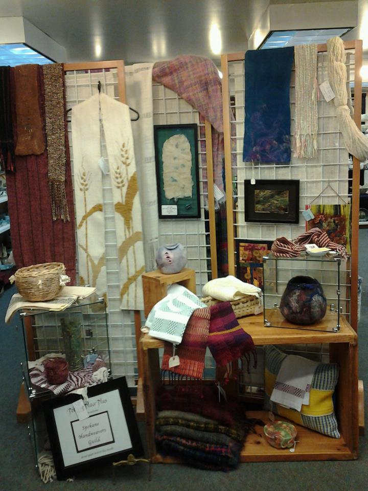 Show & Sale at Pottery Place Plus March 2013 Spokane Handweavers