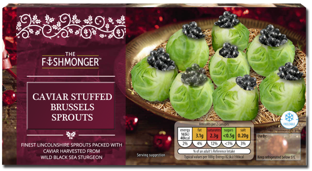 Aldi launches luxury Brussels sprouts filled with caviar Spoof news