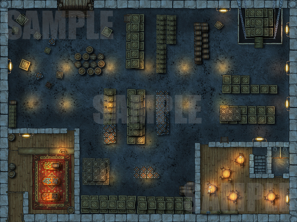 Potion Factory Battlemap w/Fantasy Grounds support TTRPG Map