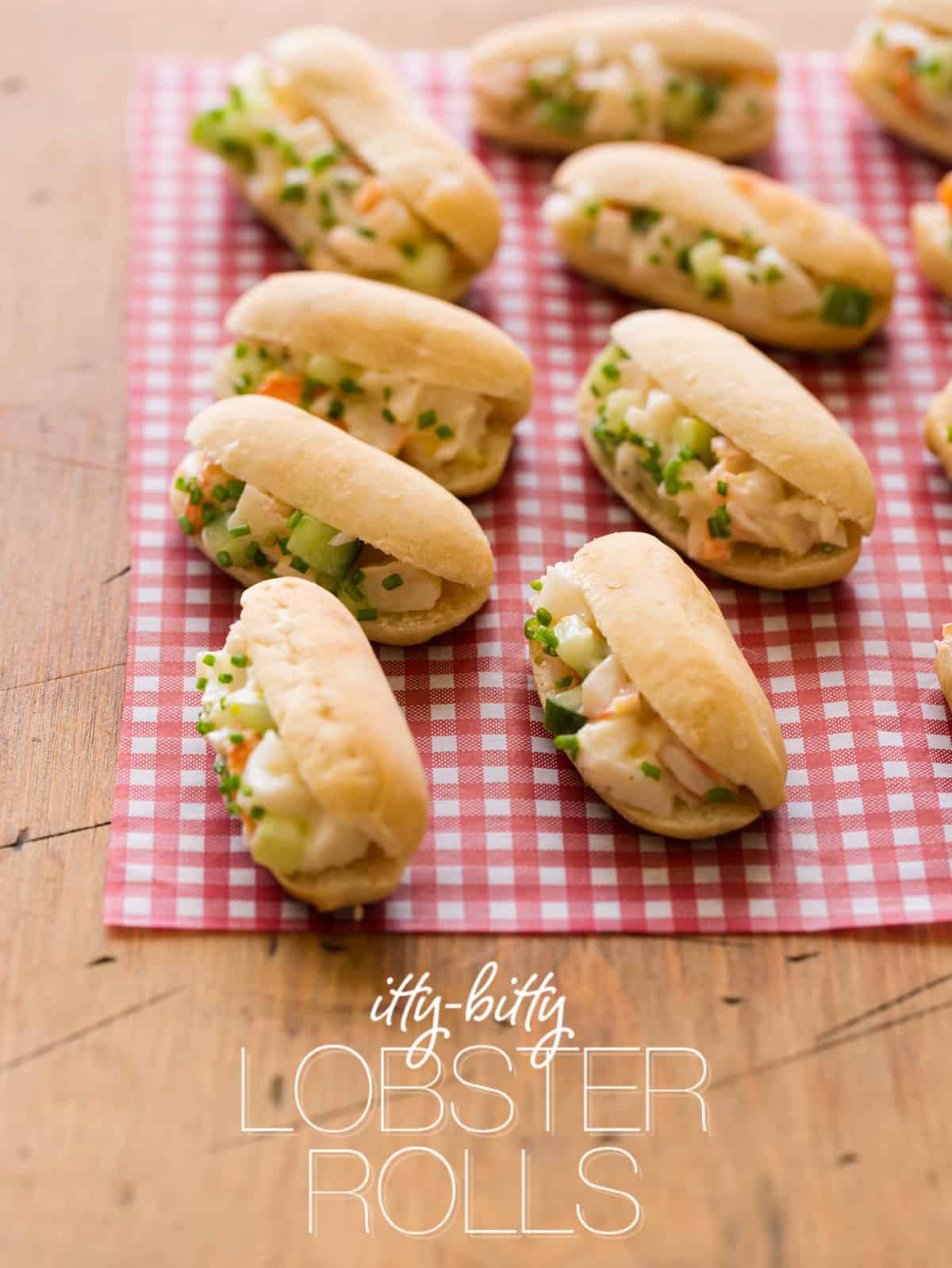 Mini Lobster Rolls Appetizer recipe Spoon Fork Bacon