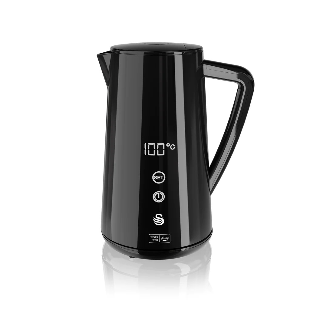 Swan Alexa 1.5 Litre Smart Kettle Smarten Up Your Tea and Coffee Routine
