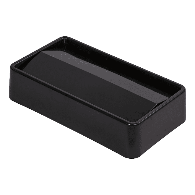 Trash Can Lid swing top 23 gallon black Spokane Restaurant Equipment