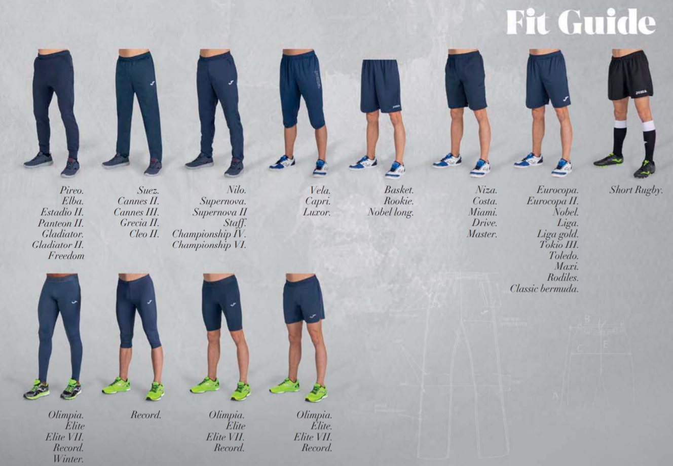 Sport Mix Team Dein JOMA Teamsportprofi! Größentabelle