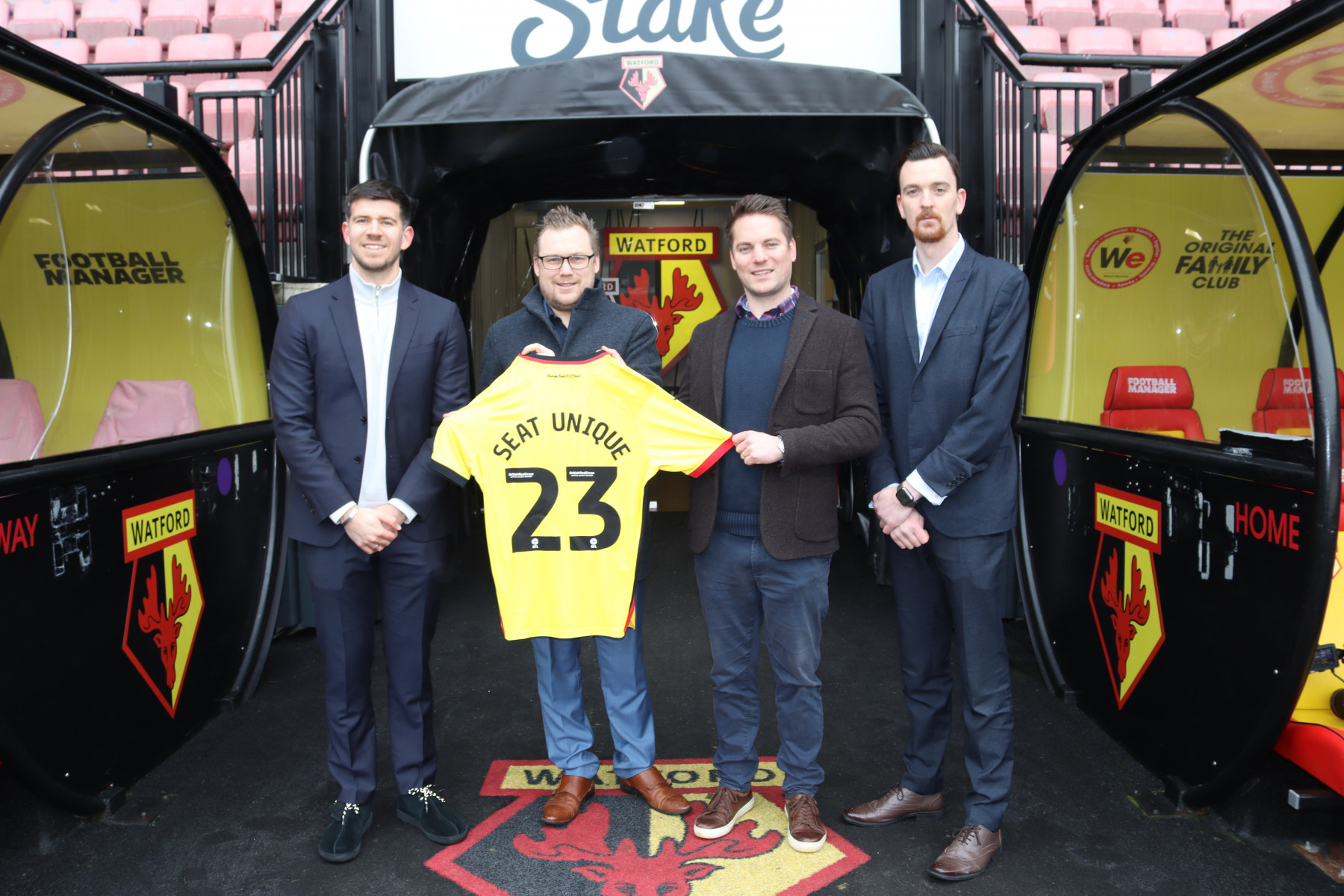 Sporting Group International supports Watford & Seat Unique with new