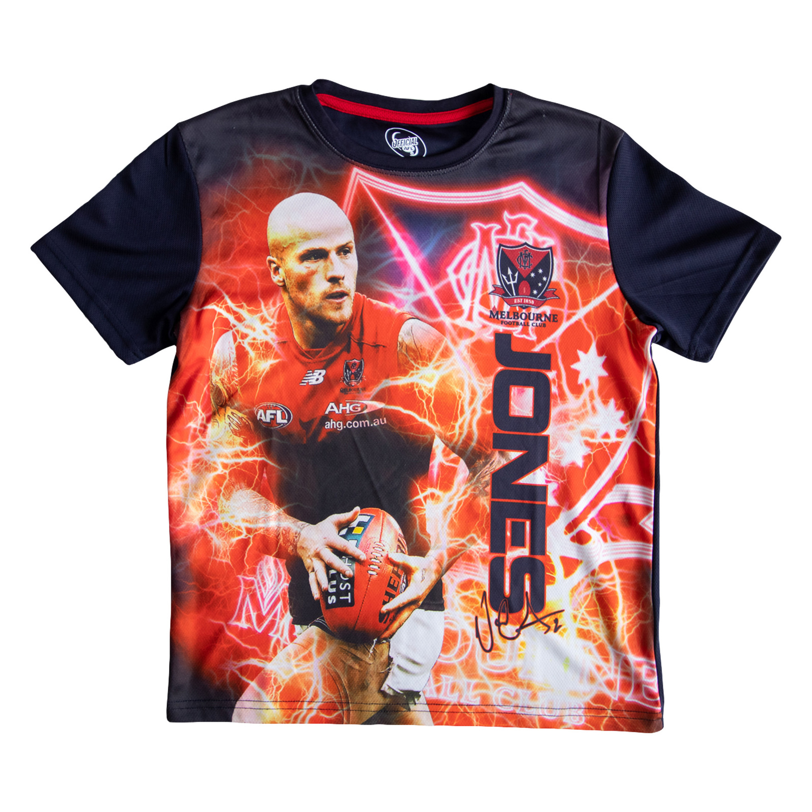 Melbourne Demons 2015 Mens Electric Player Tee