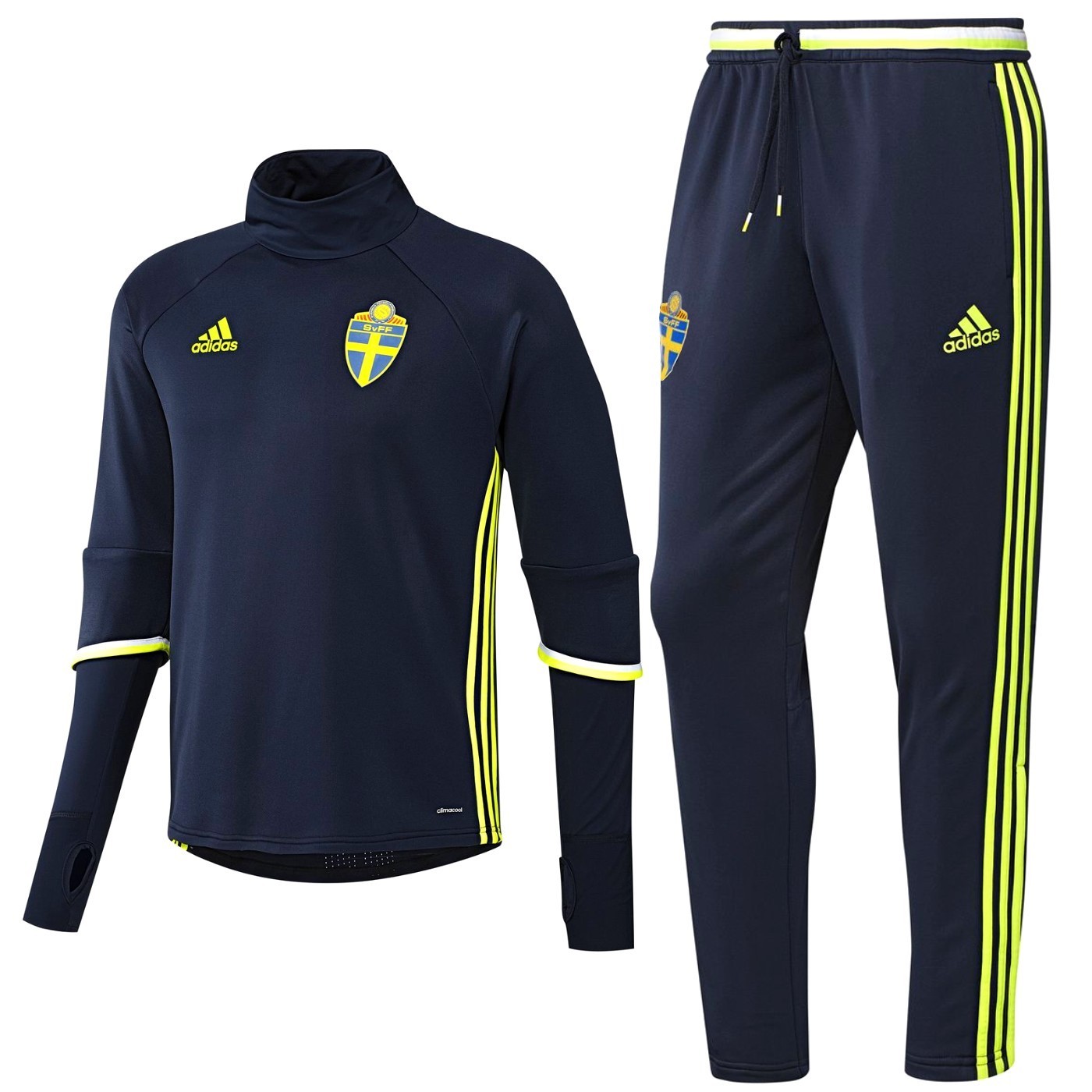 Sweden training technical tracksuit Euro 2016 Adidas
