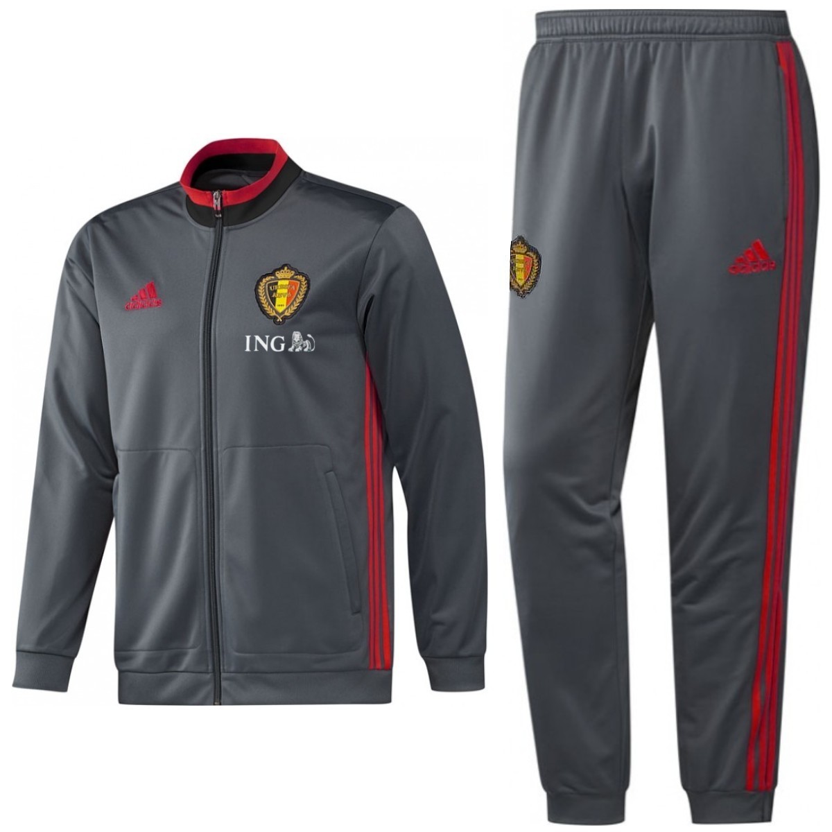 Belgium football training tracksuit Euro 2016 Adidas
