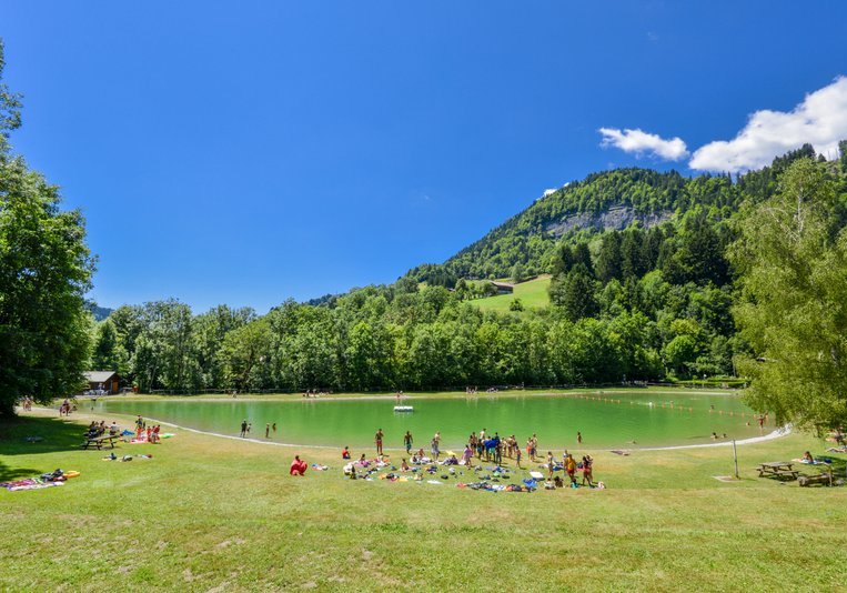 Flumet Découverte Plan d’eau de l’Arrondine à Flumet