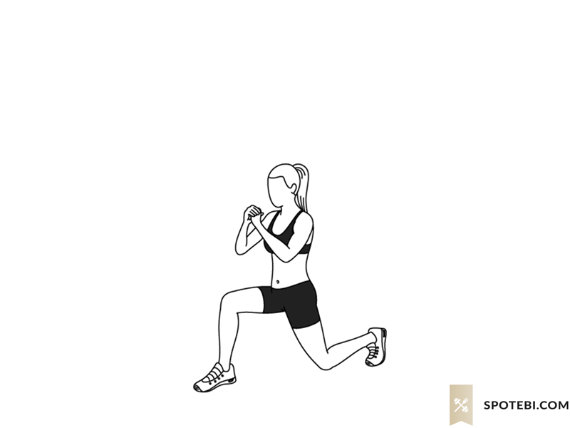 Jumping Lunges Illustrated Exercise Guide