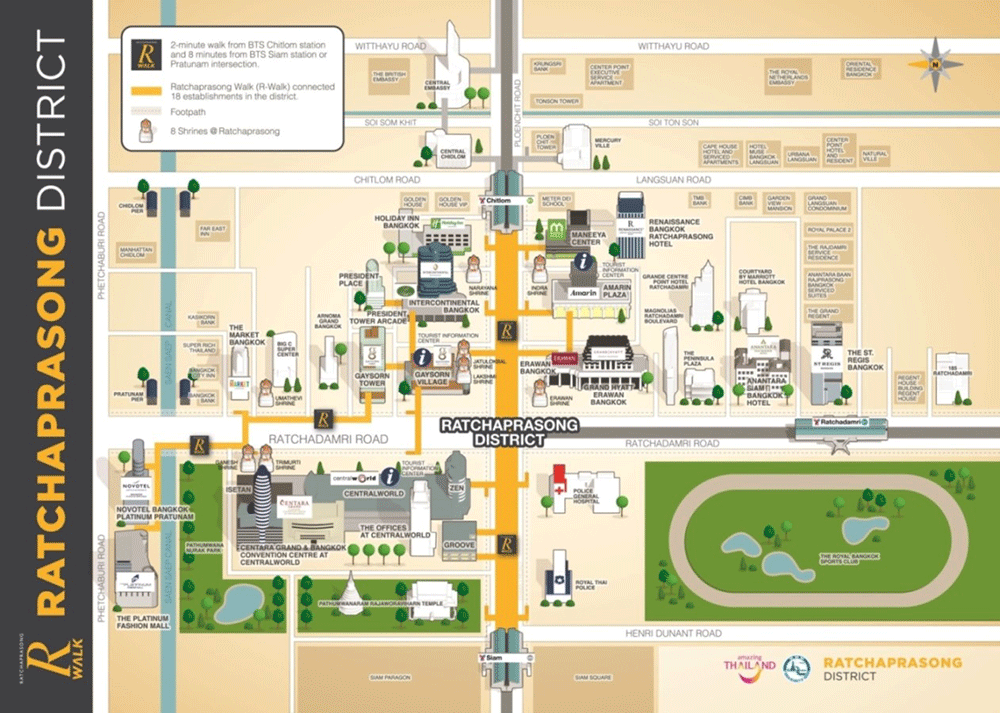 Ratchaprasong Intersection Bangkok Map 6_RatchaprasongDistrictMap Spotlight Daily