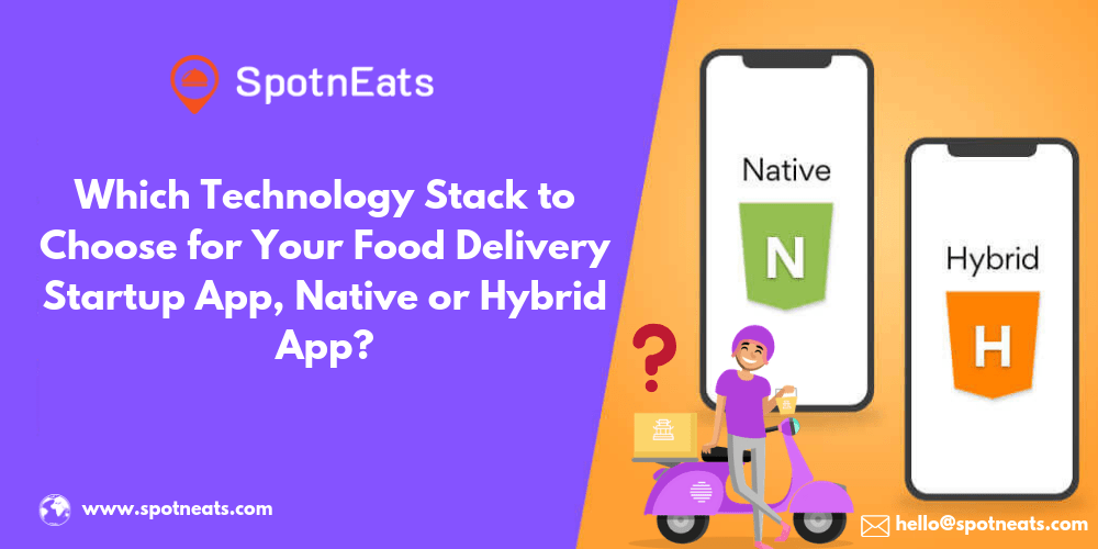 Which Technology Stack to Choose for Your Food Delivery Startup App