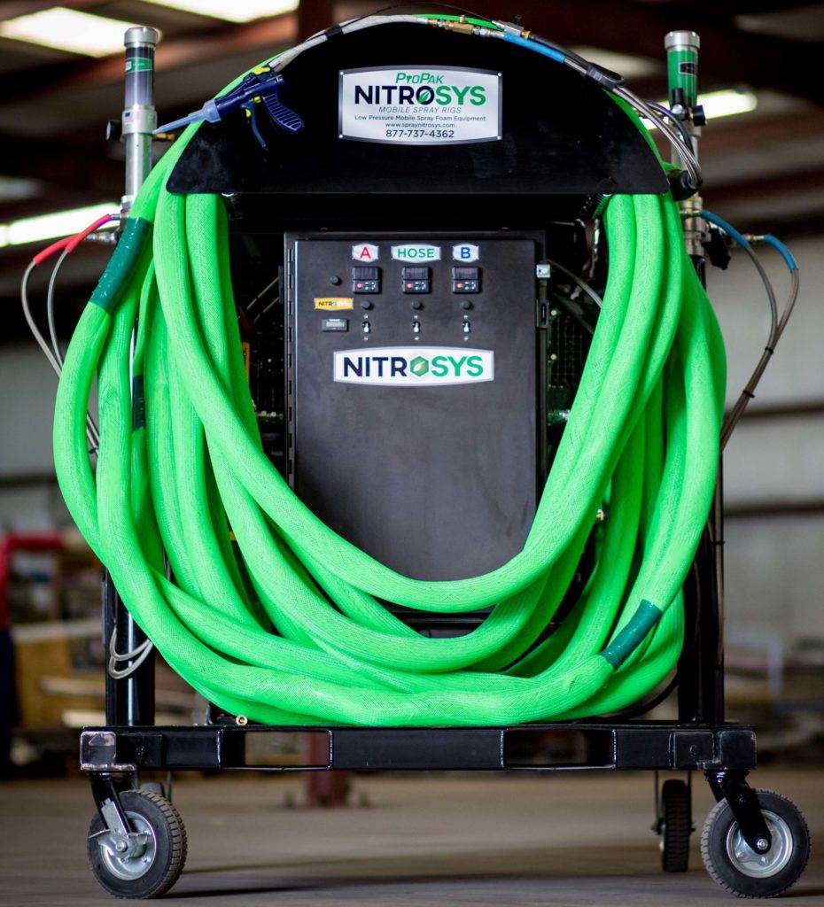 Nitrosys Geo Low Pressure Mobile Spray Foam Cart w/210' Heated Hose