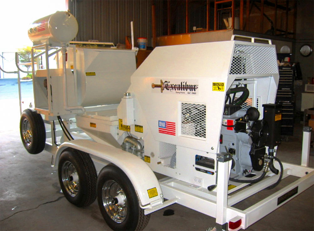 Excalibur Hydra S1 Spray Force The Best Towable Pool Plaster rig