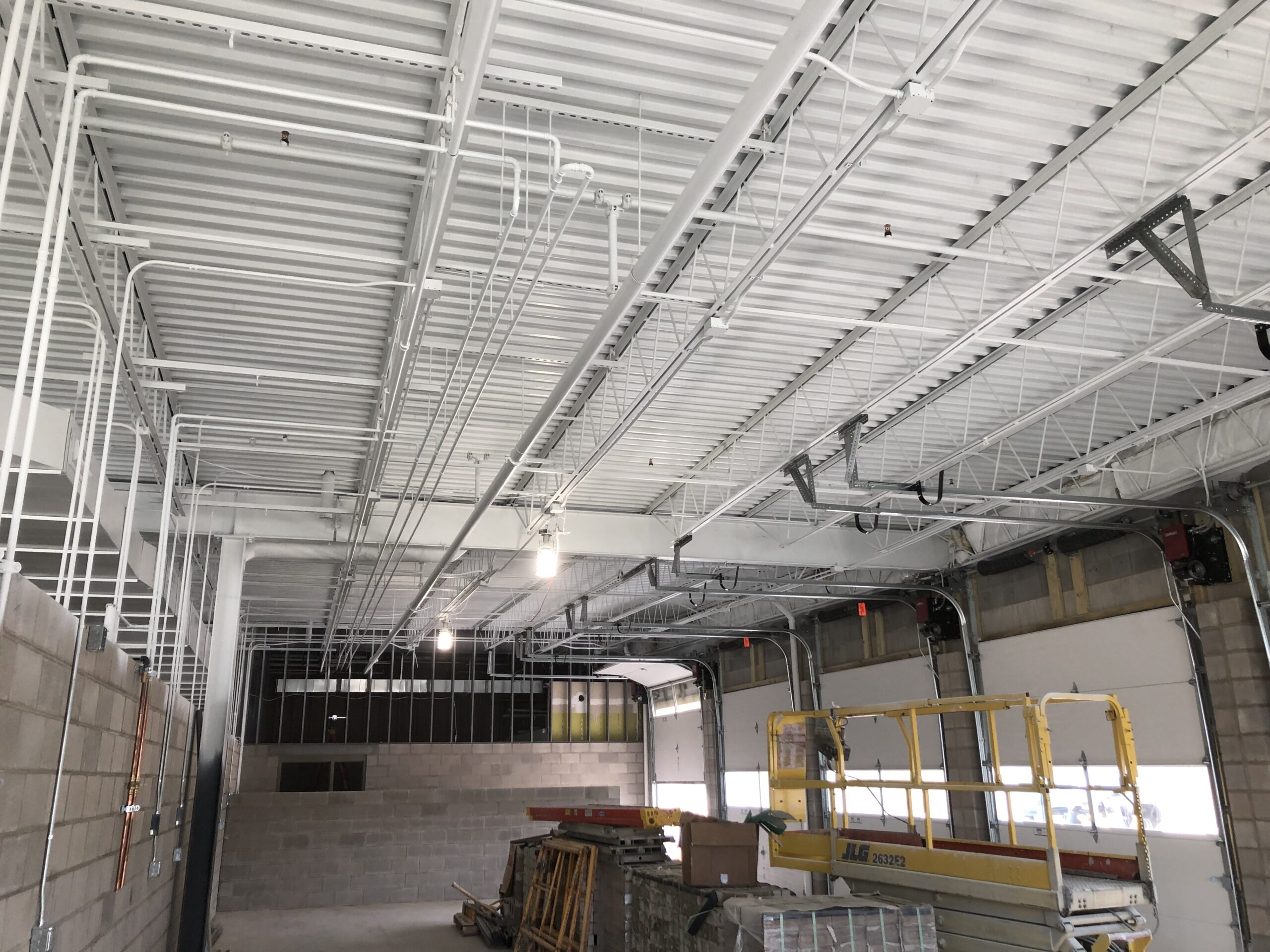 Commercial Dryfall Ceiling Painting Dealership Spray GenX Painting