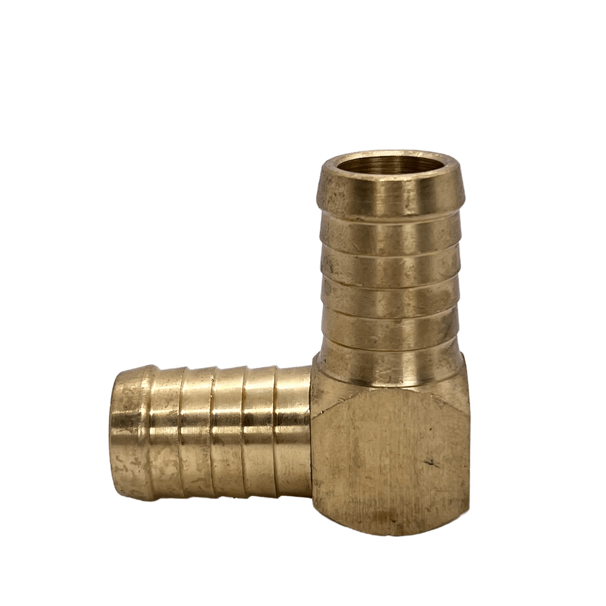 Brass Hose Barb Joiner Elbow