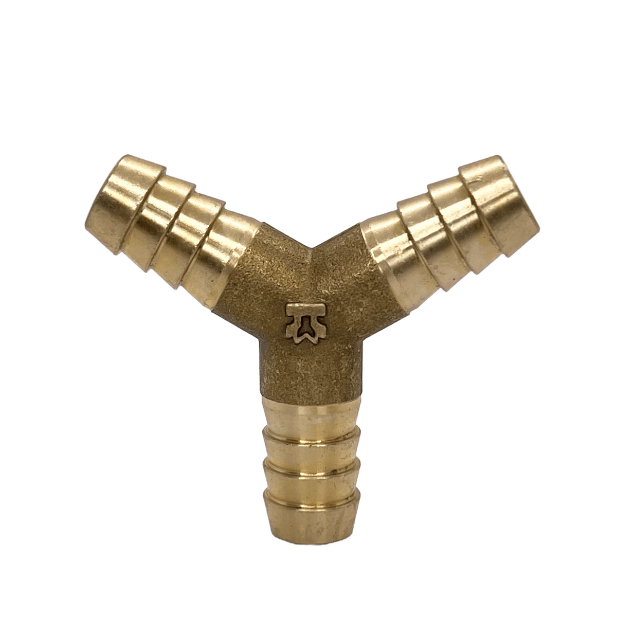Brass Hose Barb Y Piece
