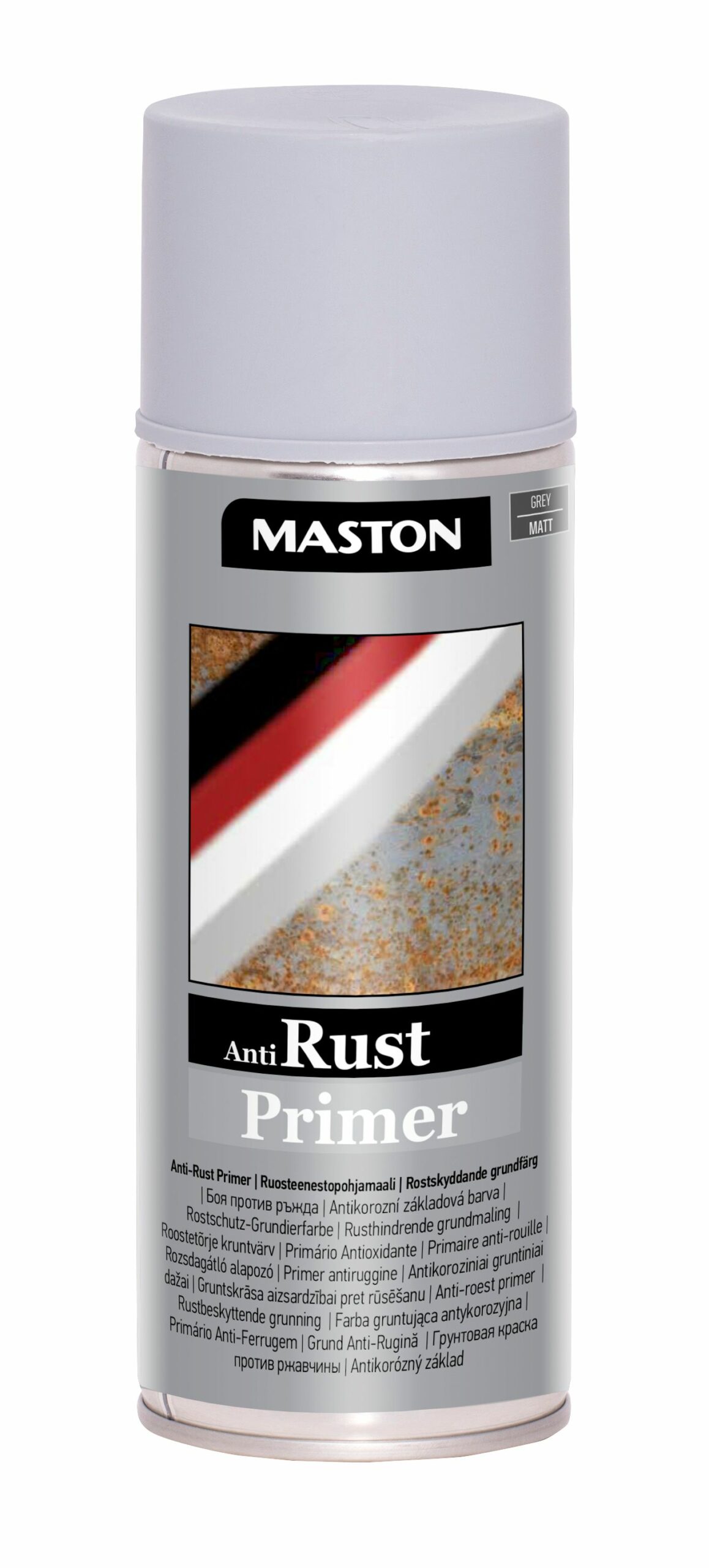 Maston Spray Paint Anti RustPrimer Grey Matt 400ml Sprayster