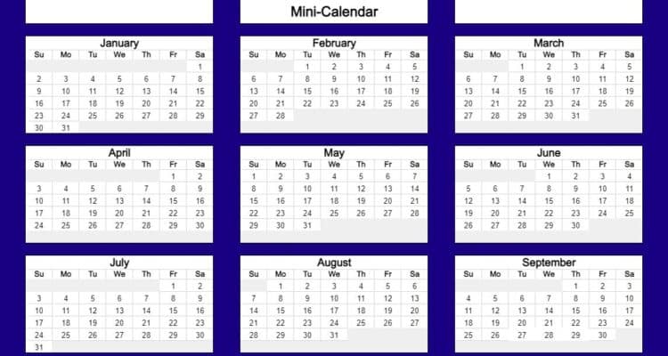2023 color coded calendar 2021, 2022, & 2023 Calendar Templates (Monthly & Yearly) for Excel
