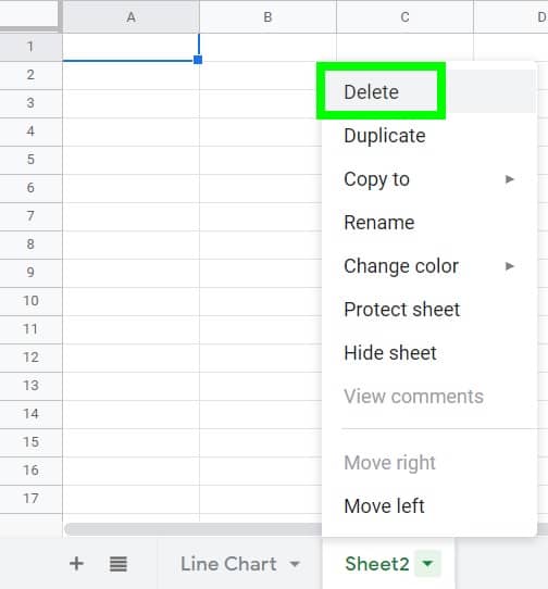 Insert, delete, rename, & organize tabs in Google Sheets