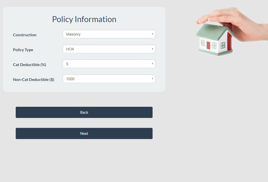 Homeowners Insurance Quoting Tool