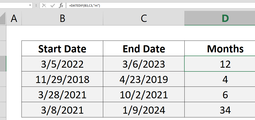 Calculate Months Between Two Dates Excel No Vba Youtu vrogue.co