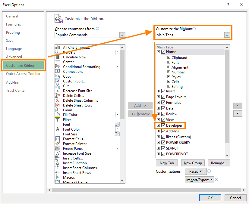 Open developer tab excel mac profilepowen