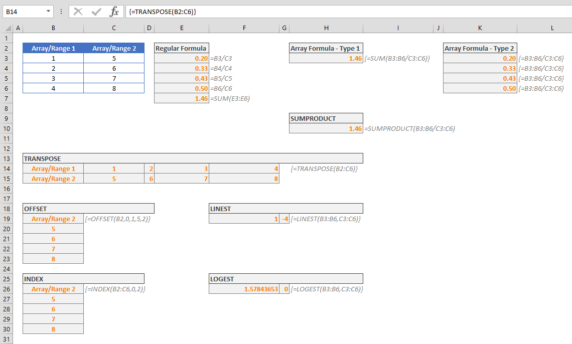 Control Shift Enter Excel Shortcut (CSE) and Array Formulas