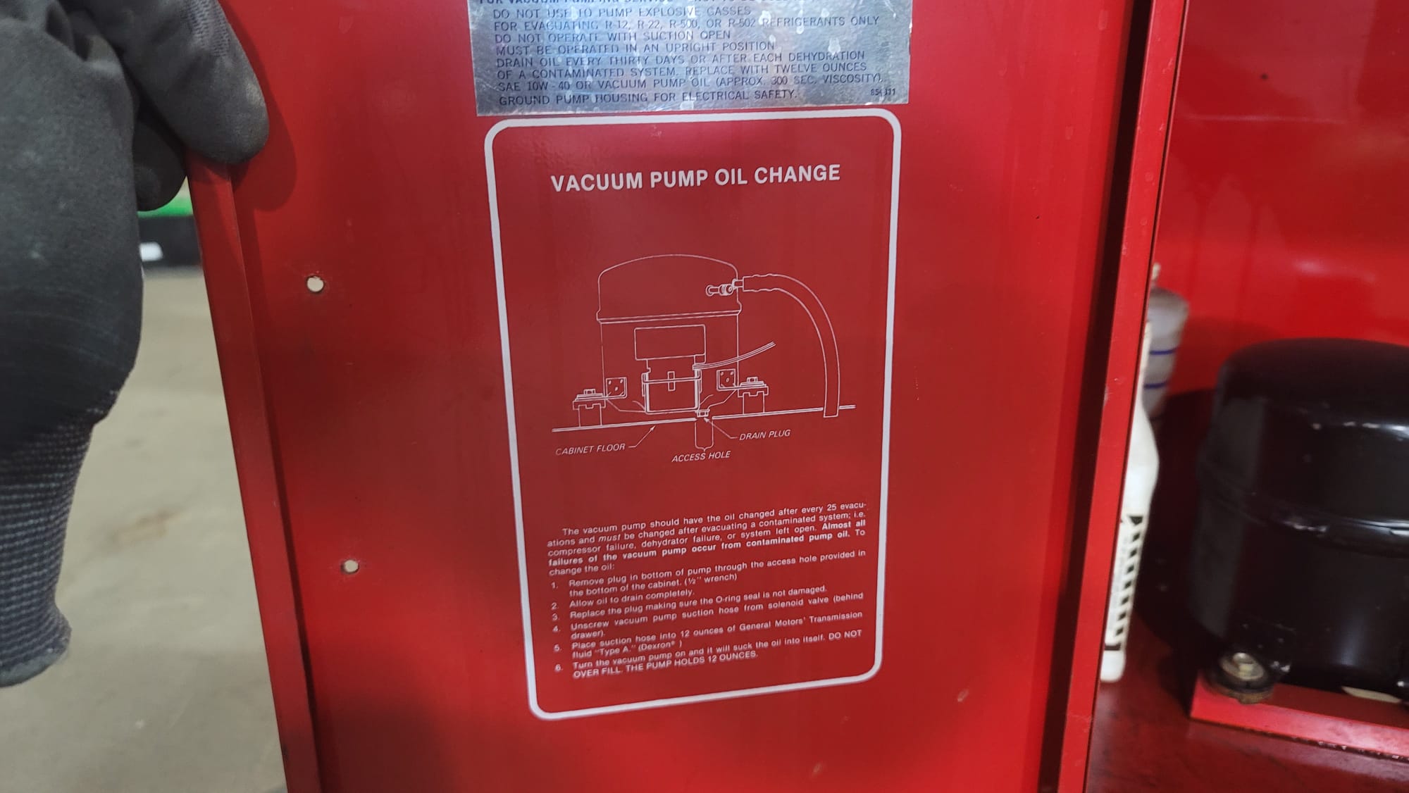 SNAP ON ACT2000A Refrigerant Recycling Recovery System Spring Auto