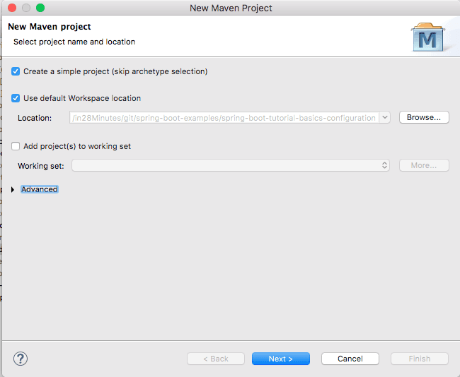 Creating a Spring Boot Project with Eclipse and Maven Spring Boot