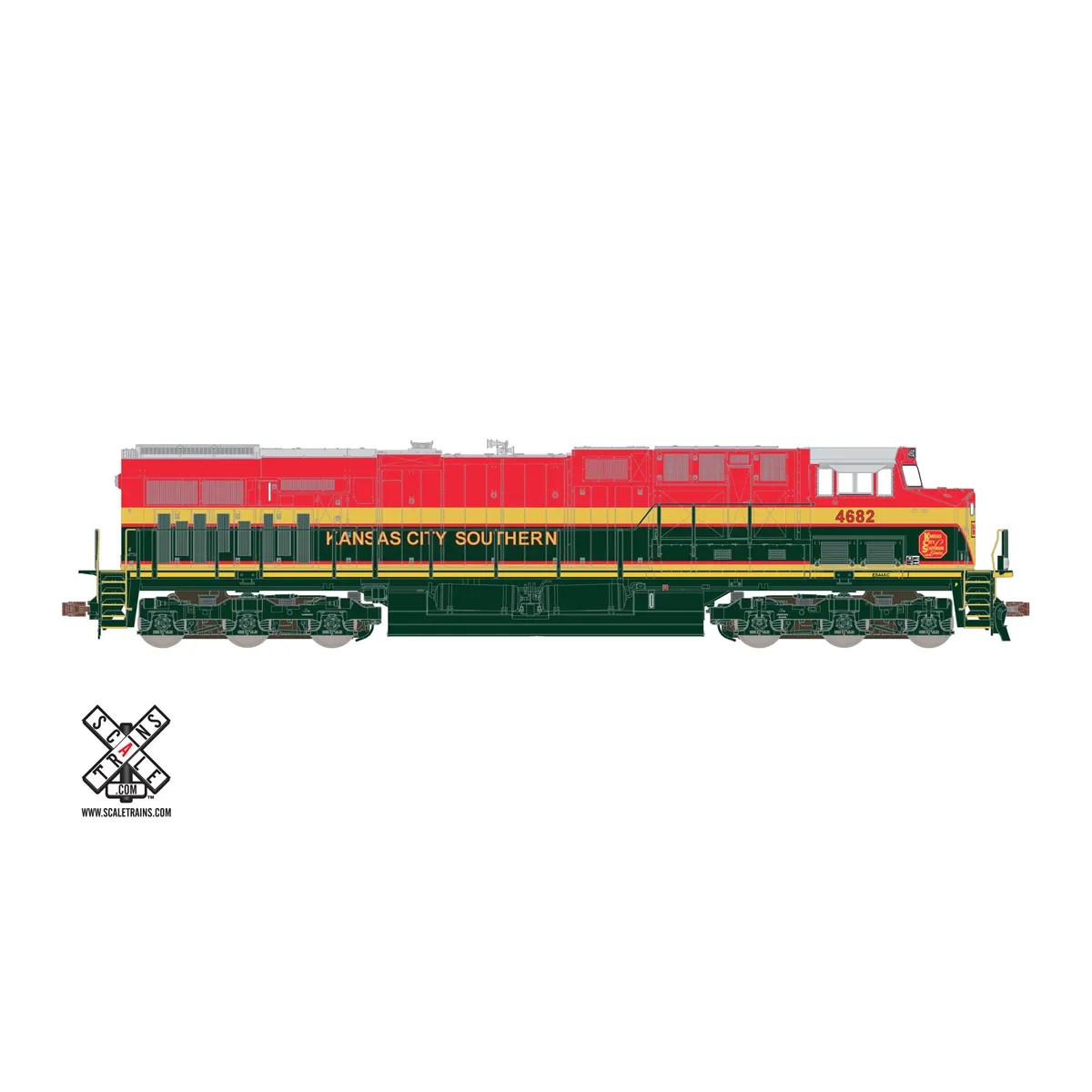 Scale Trains HO Operator ES44AC Kansas City Southern w/ DCC & Sound