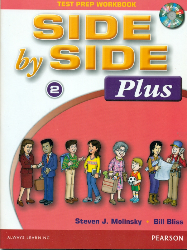 Side by Side Plus w/eText Test Prep Workbook 2 w/Audio CD Spring ESL