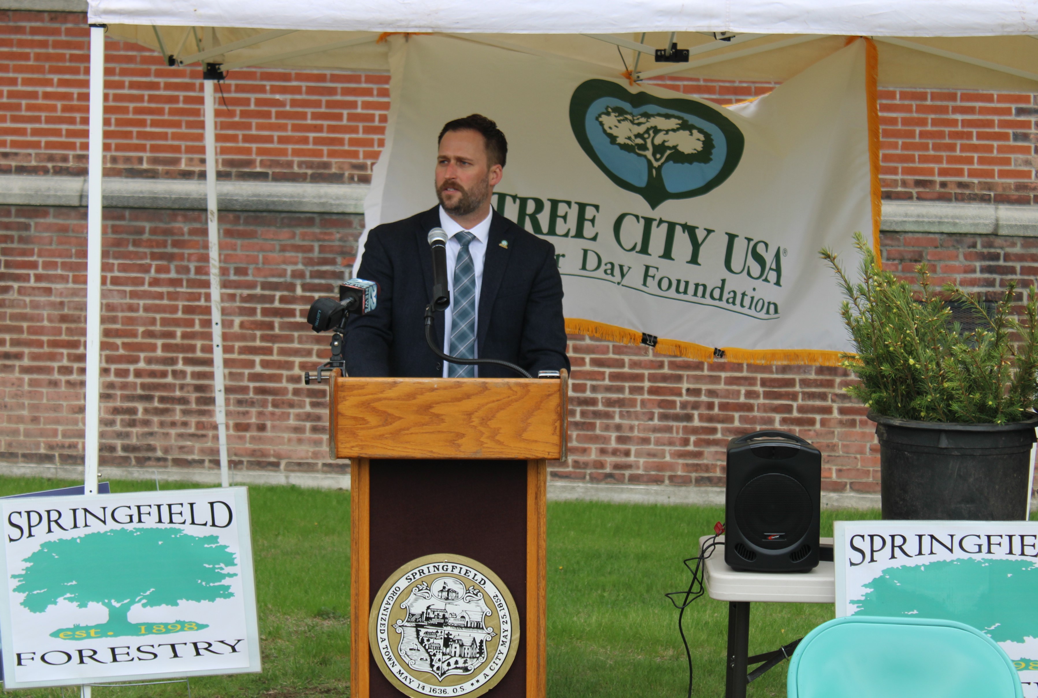 City Forester Alex Sherman Honored as Tree Warden of the Year Award by