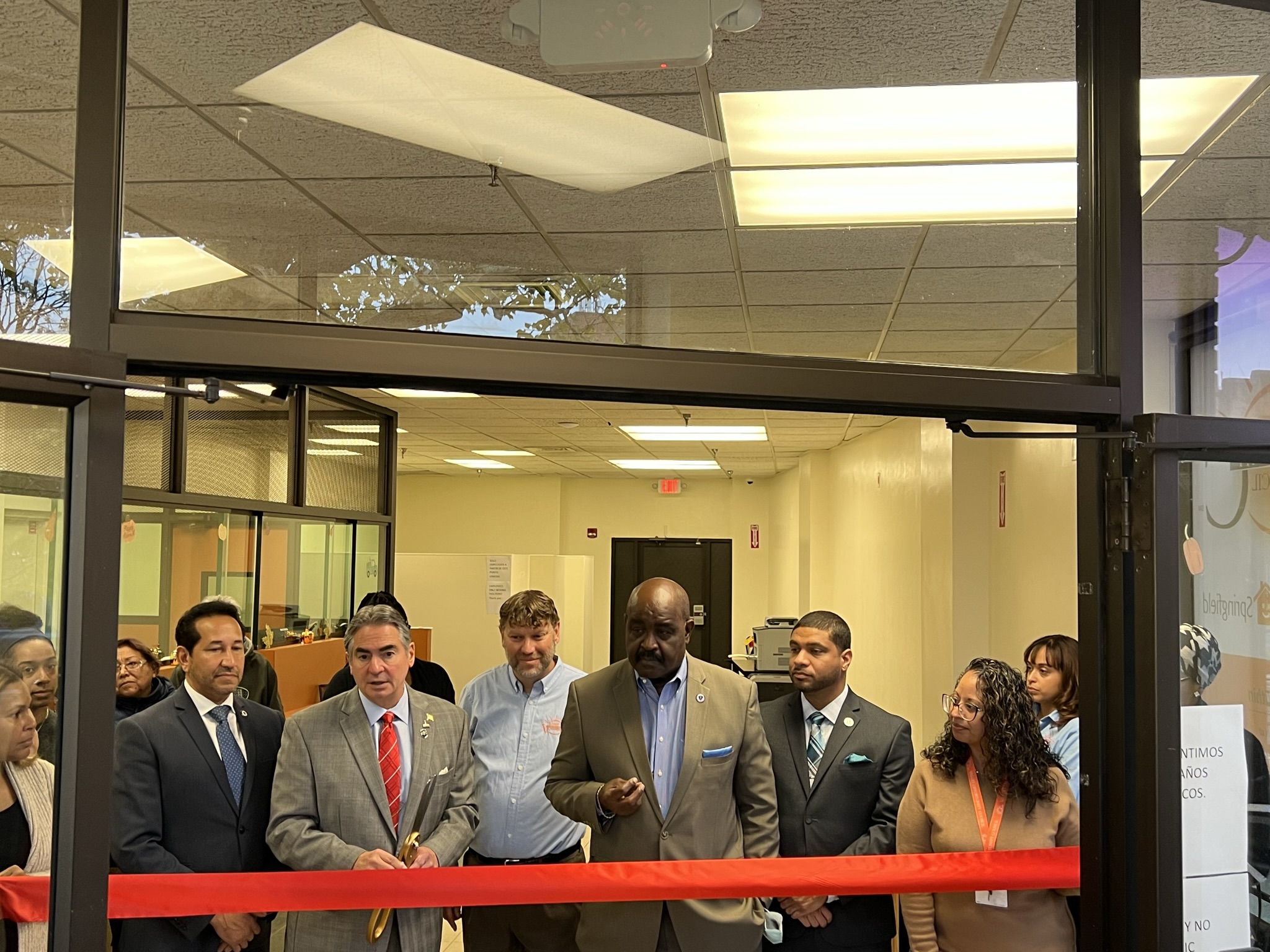 Mayor Sarno and State Officials attend Ribbon Cutting Ceremony for