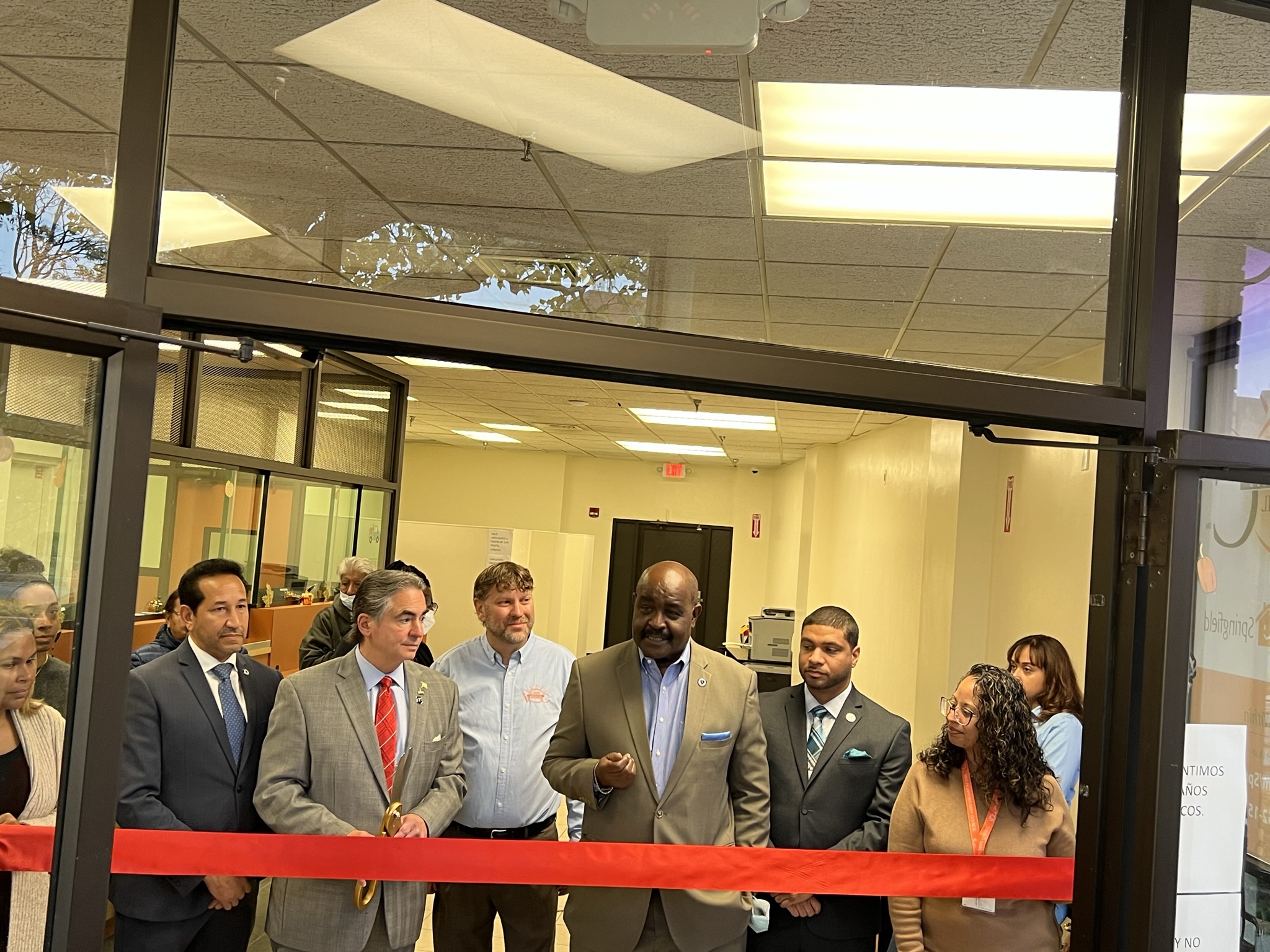 Mayor Sarno and State Officials attend Ribbon Cutting Ceremony for