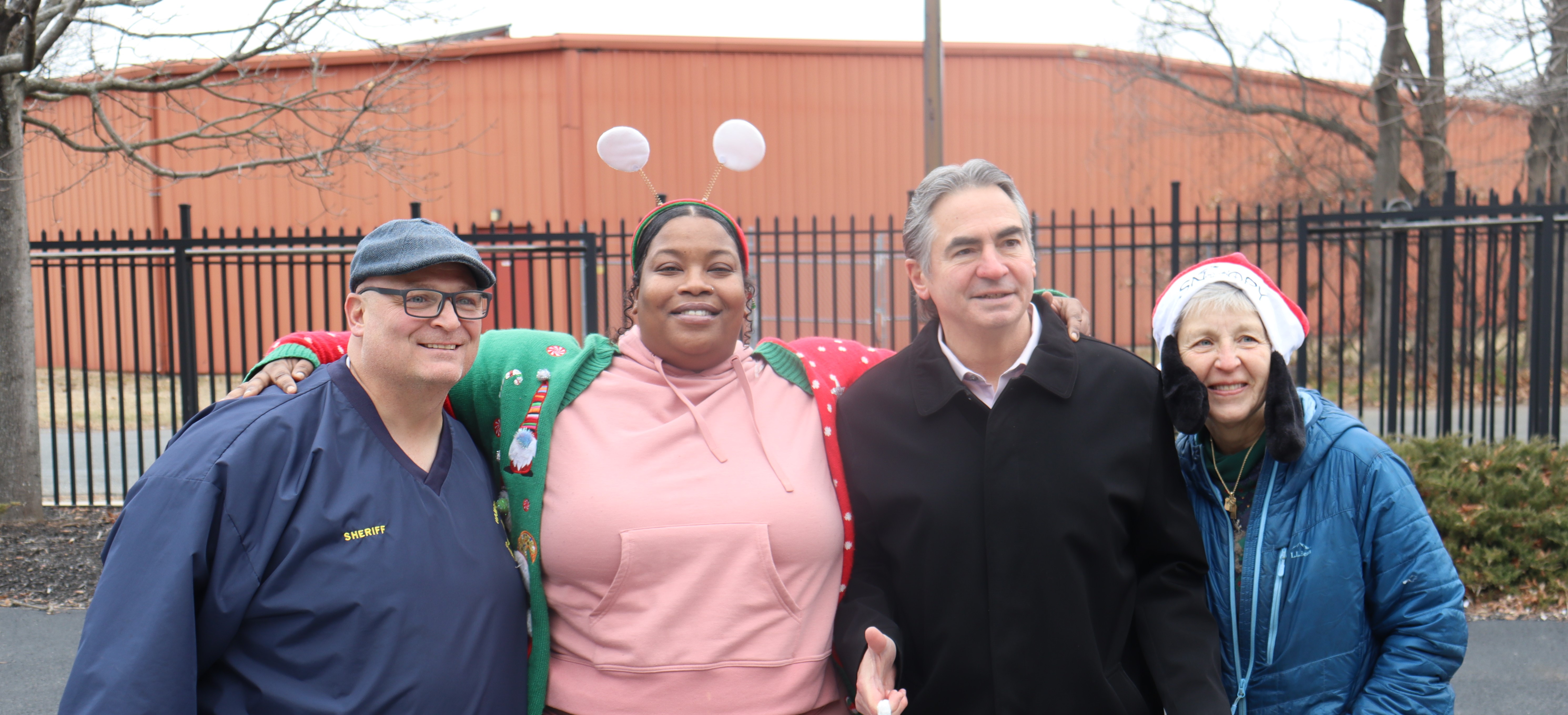 Mayor Sarno, Police Superintendent Clapprood, Sheriff Cocchi and Ret. Colonel Gilpin Joined with