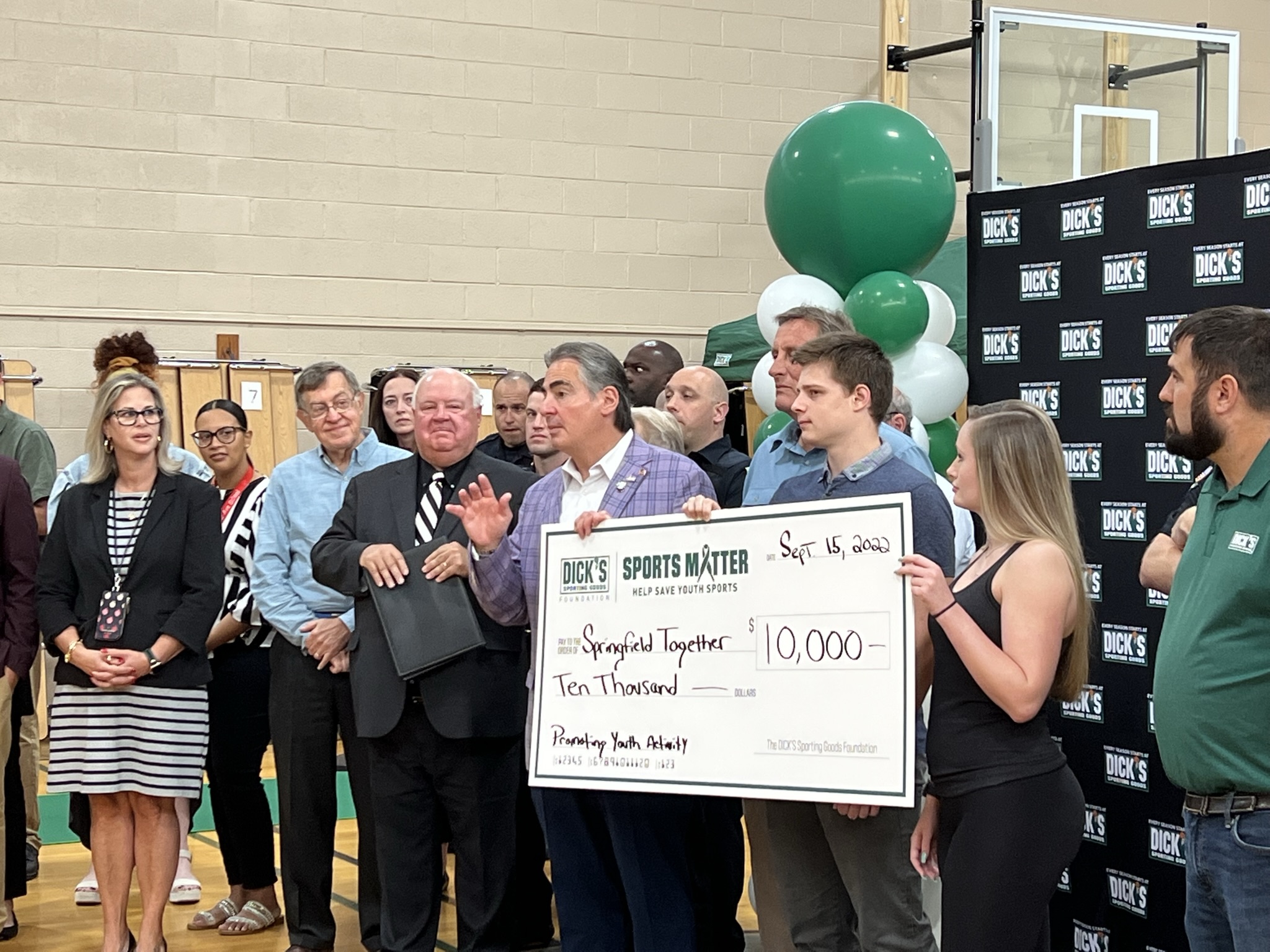 Mayor Sarno, Police Superintendent Clapprood, School Superintendent Warwick join with