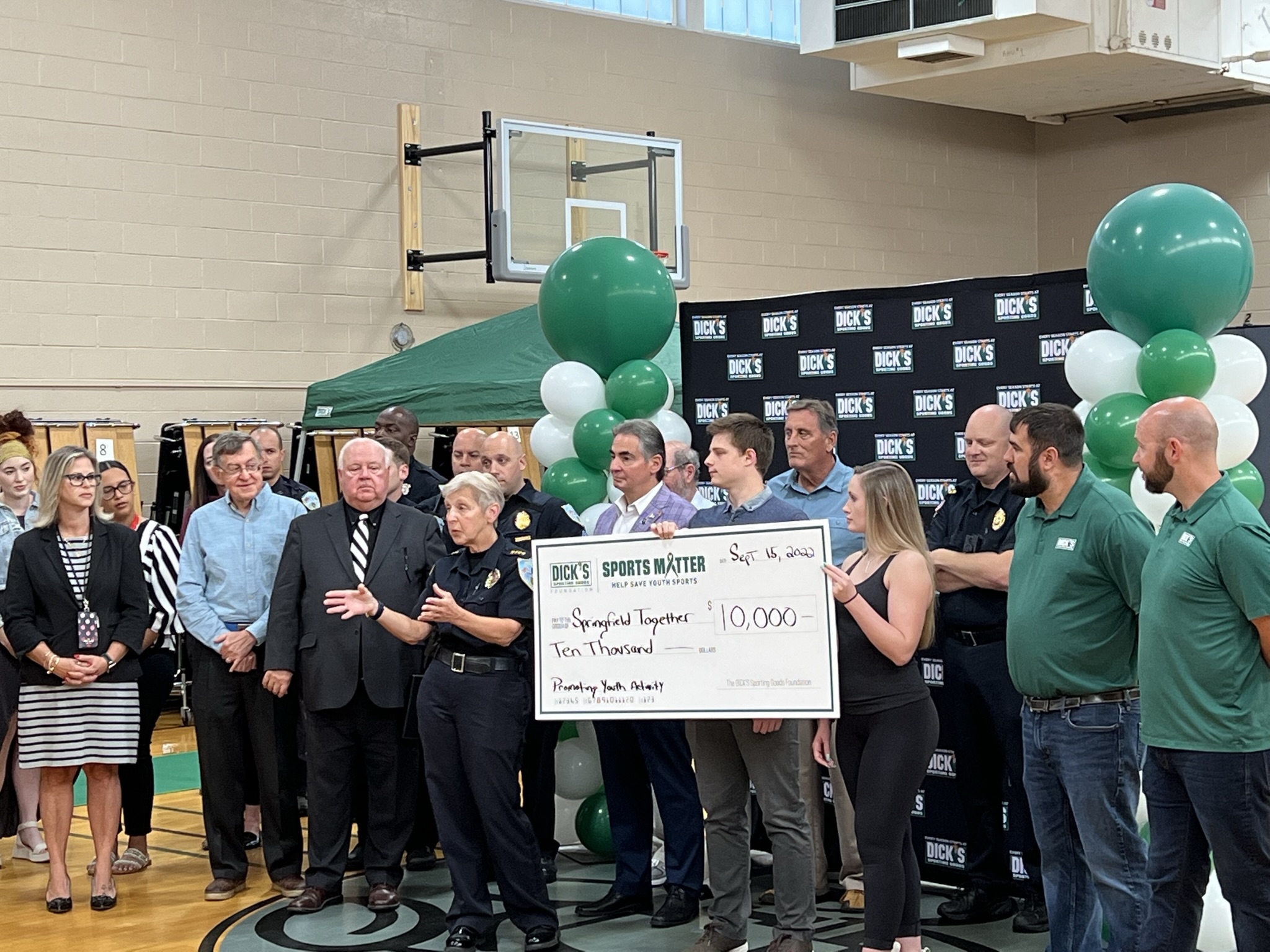 Mayor Sarno, Police Superintendent Clapprood, School Superintendent Warwick join with