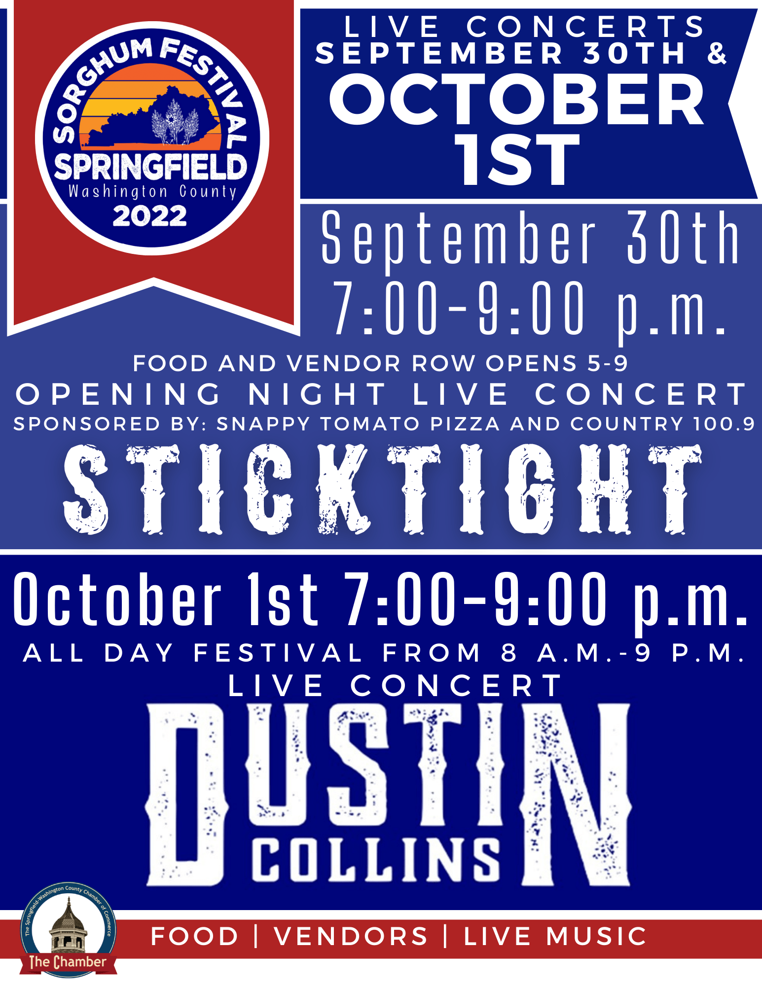 Schedule of Events SpringfieldWashington County KY Chamber of Commerce