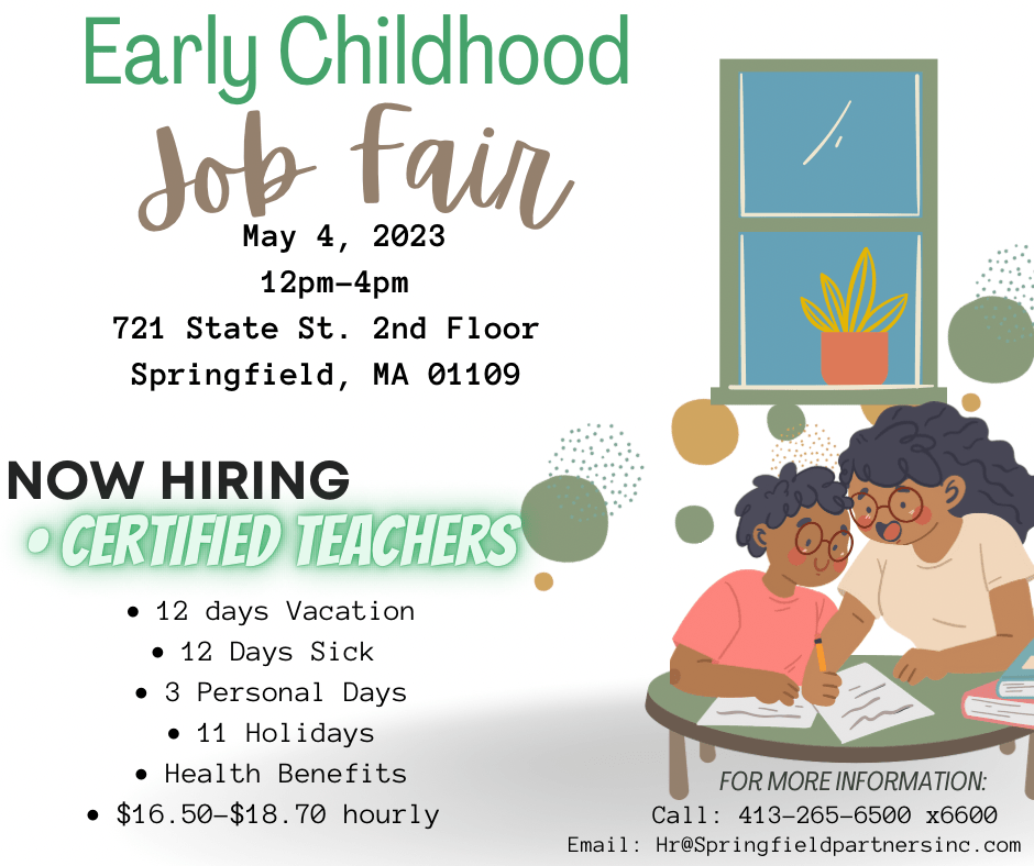 SPCA EDUCATOR JOB FAIR Springfield Partners for Community Action