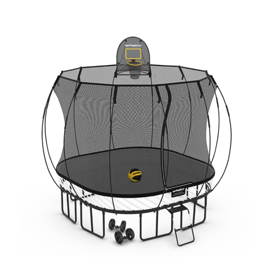 Moving Bundle Trampoline Package Easy Setup Springfree