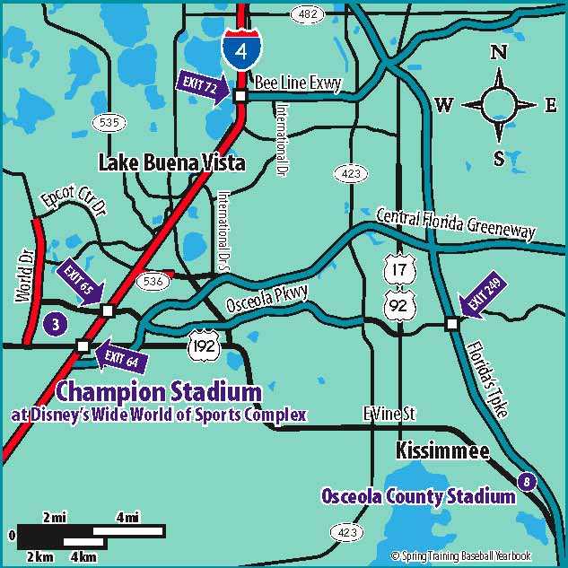 Disney's Wide World of Sports Nerede, Uydu Görüntüsü Haritası,.