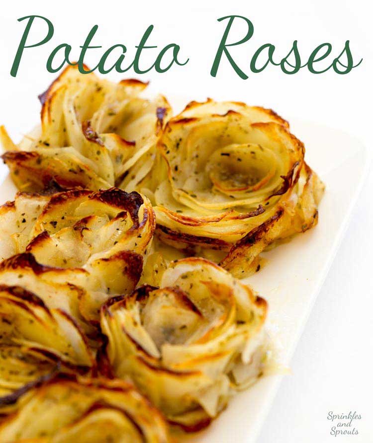Potato Roses An Elegant Side Sprinkles and Sprouts