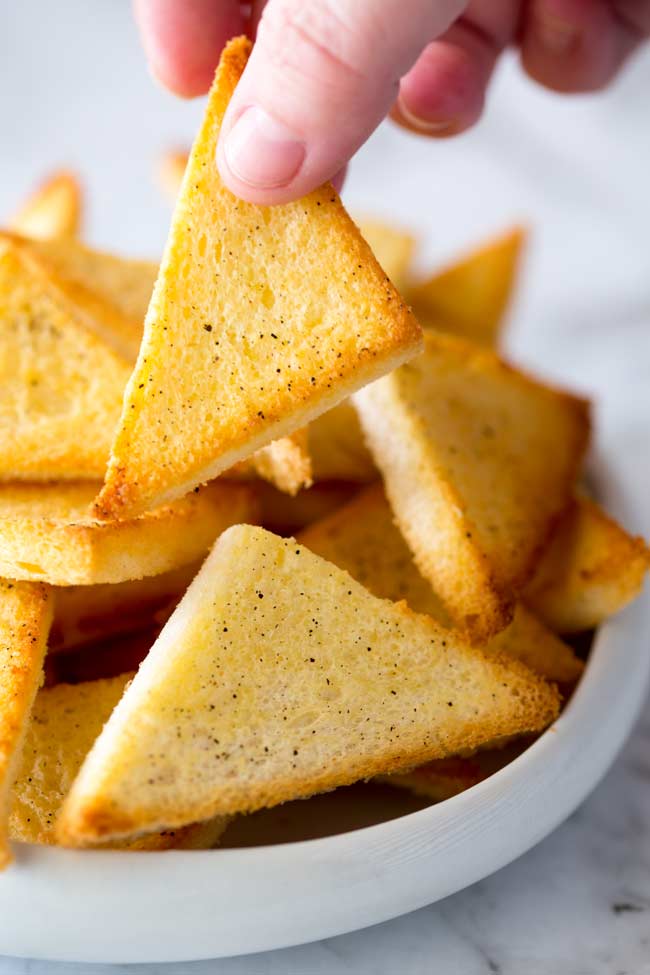 How to Make Perfect Toast Points Sprinkles and Sprouts
