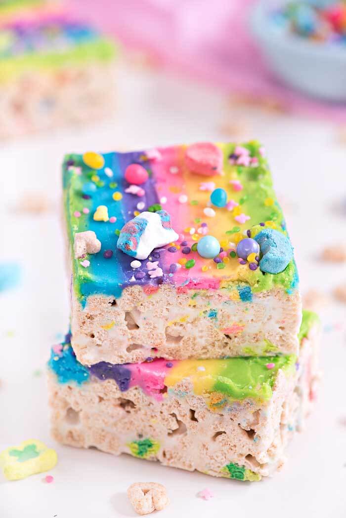 Magical Rainbow Bars Sprinkles For Breakfast