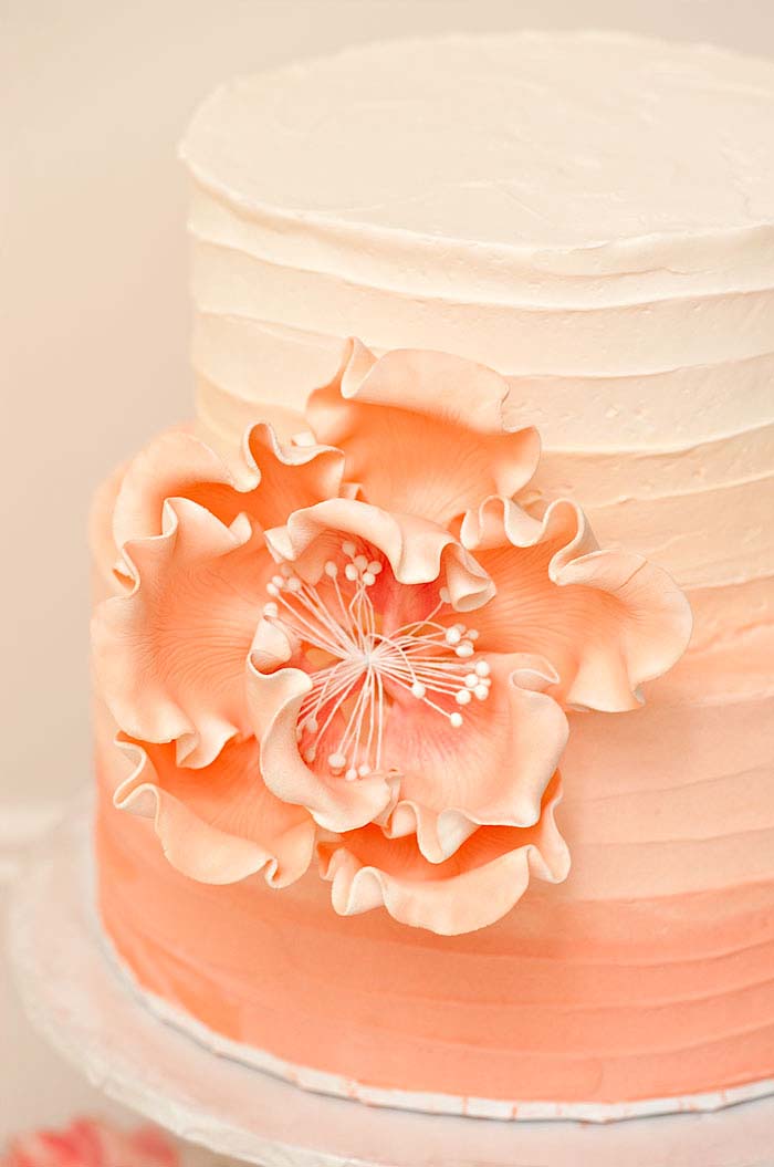 Share more than 133 peach color cake design super hot in.eteachers