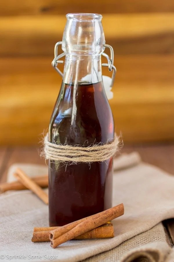 Cinnamon Coffee Syrup Sprinkle Some Sugar