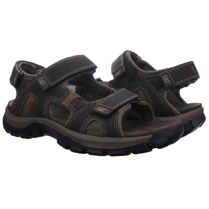 Caterpillar Giles brown black men's outdoor sandals trekking sandals